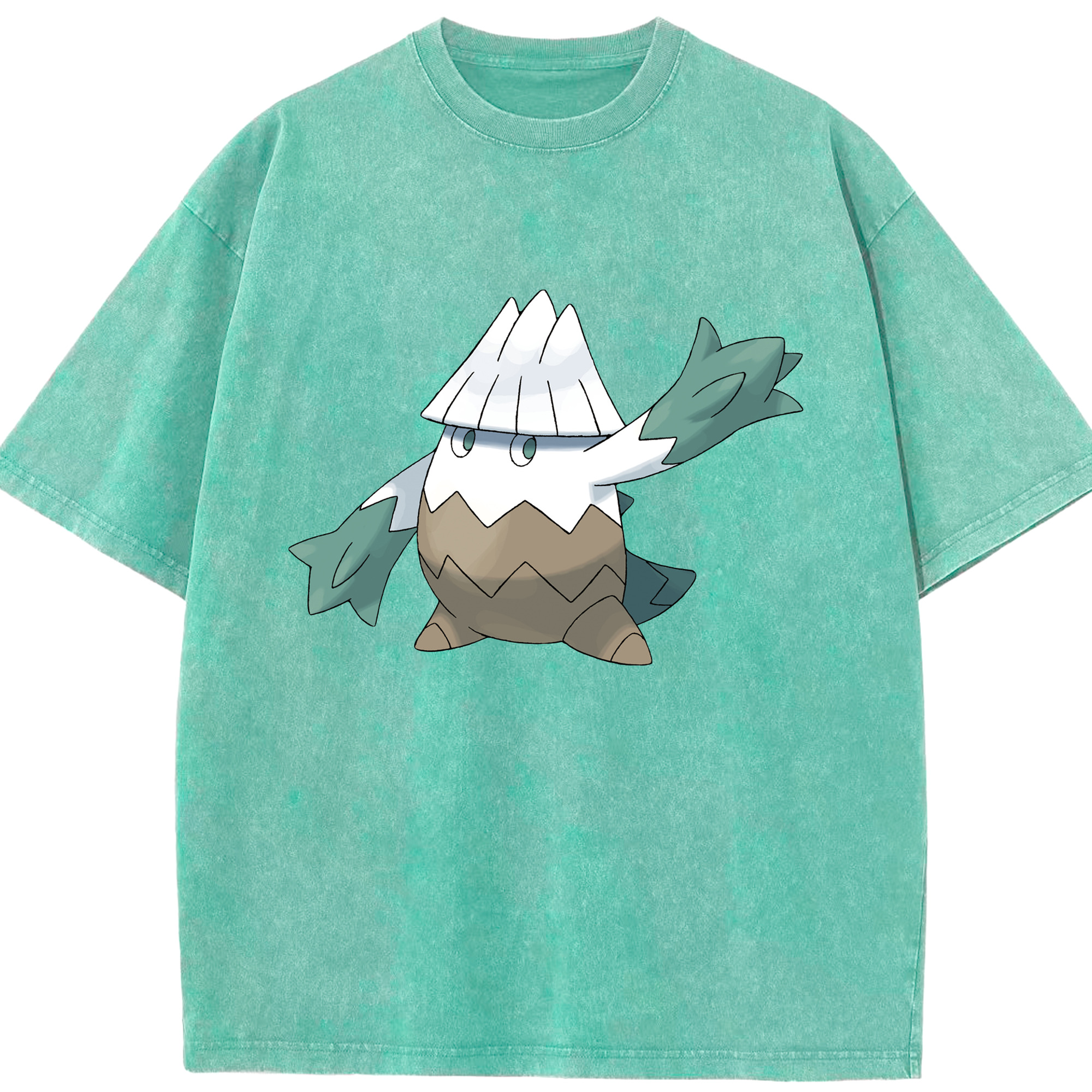 （画像用） ポケットモンスター Pokémon 綿100% ヴィンテージ風 半袖Tシャツ（フロントプリント）